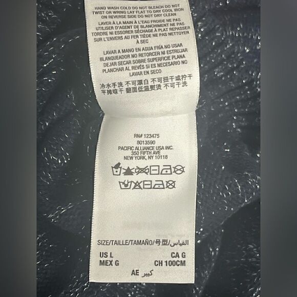 Juicy Couture Blue Silver Crew Neck Logo Sweater - Picture 4 of 5